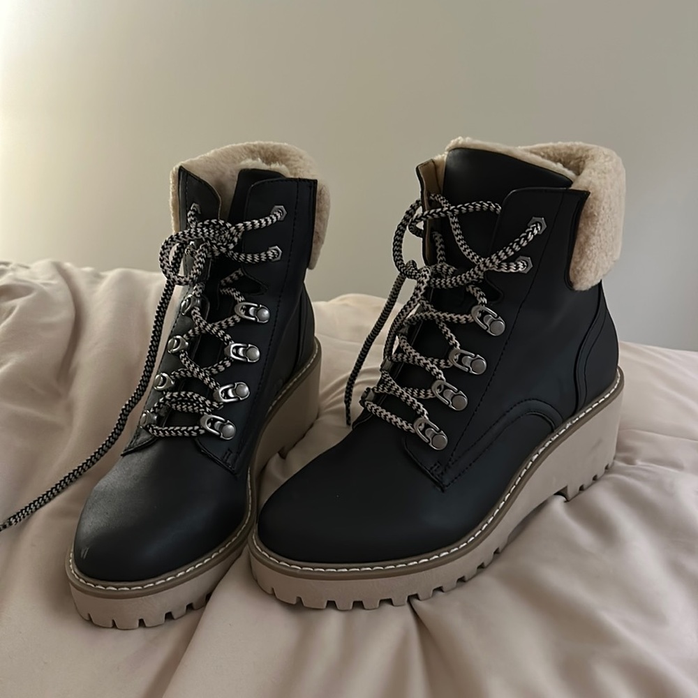 Russit Hiking Boot by DV by Dolce Vita, Faux shearling lining